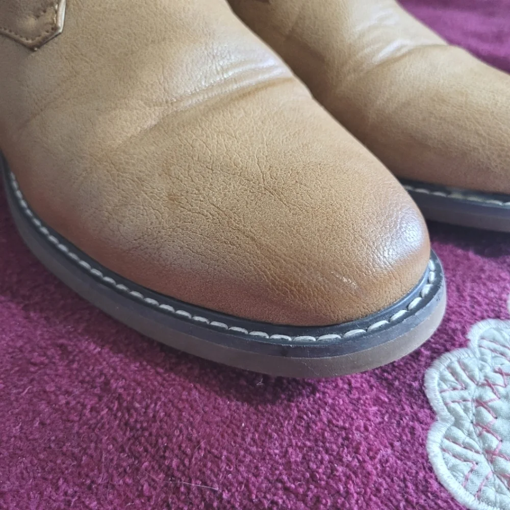 Royal Brown Lace up High-Top Dress Shoes Size 9